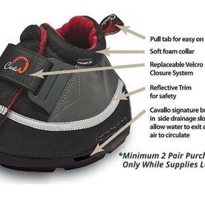 Kids Boots - Black and Red